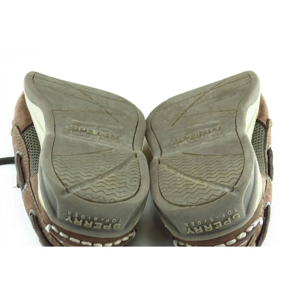 Sperry Top-Sider Toddler Boys 11‎ Medium Brown Boat Shoe Leather Interpid